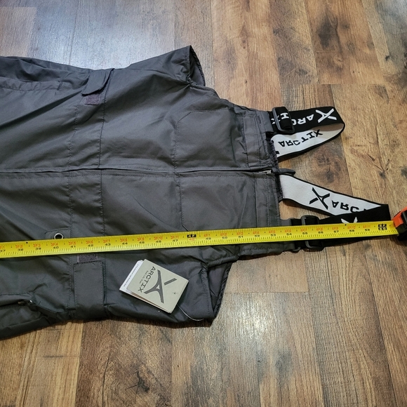 NWT Men's Charcoal Avalanche Athletic Fit Insulated Bin Overalls Size Medium - Picture 4 of 7